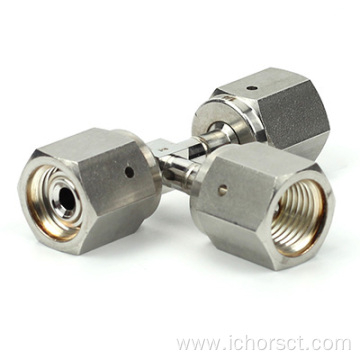 Metal Gasket Face Seal Fittings WUT-Weld Union Tee
